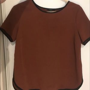 forever 21 rust dress shirt